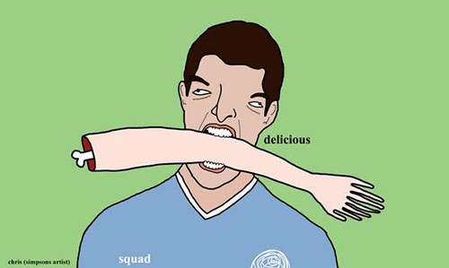 Suarez'in ısırığı sosyal medyayı salladı! galerisi resim 22
