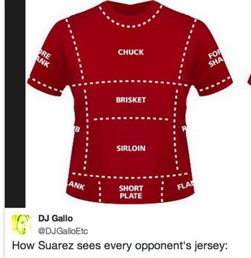 Suarez'in ısırığı sosyal medyayı salladı! galerisi resim 8