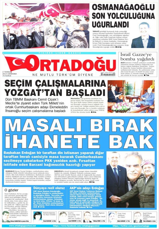 Erdoğan'ın adaylığı bütün gazetelere manşet oldu! galerisi resim 3