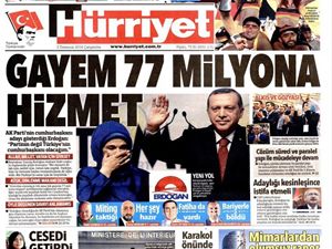 Erdoğan'ın adaylığı bütün gazetelere manşet oldu!