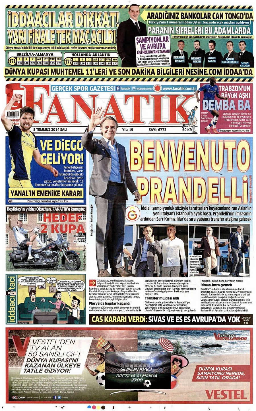 8 Temmuz Gazete Manşetleri galerisi resim 7