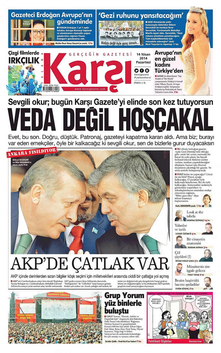 10 Temmuz Gazete Manşetleri galerisi resim 10