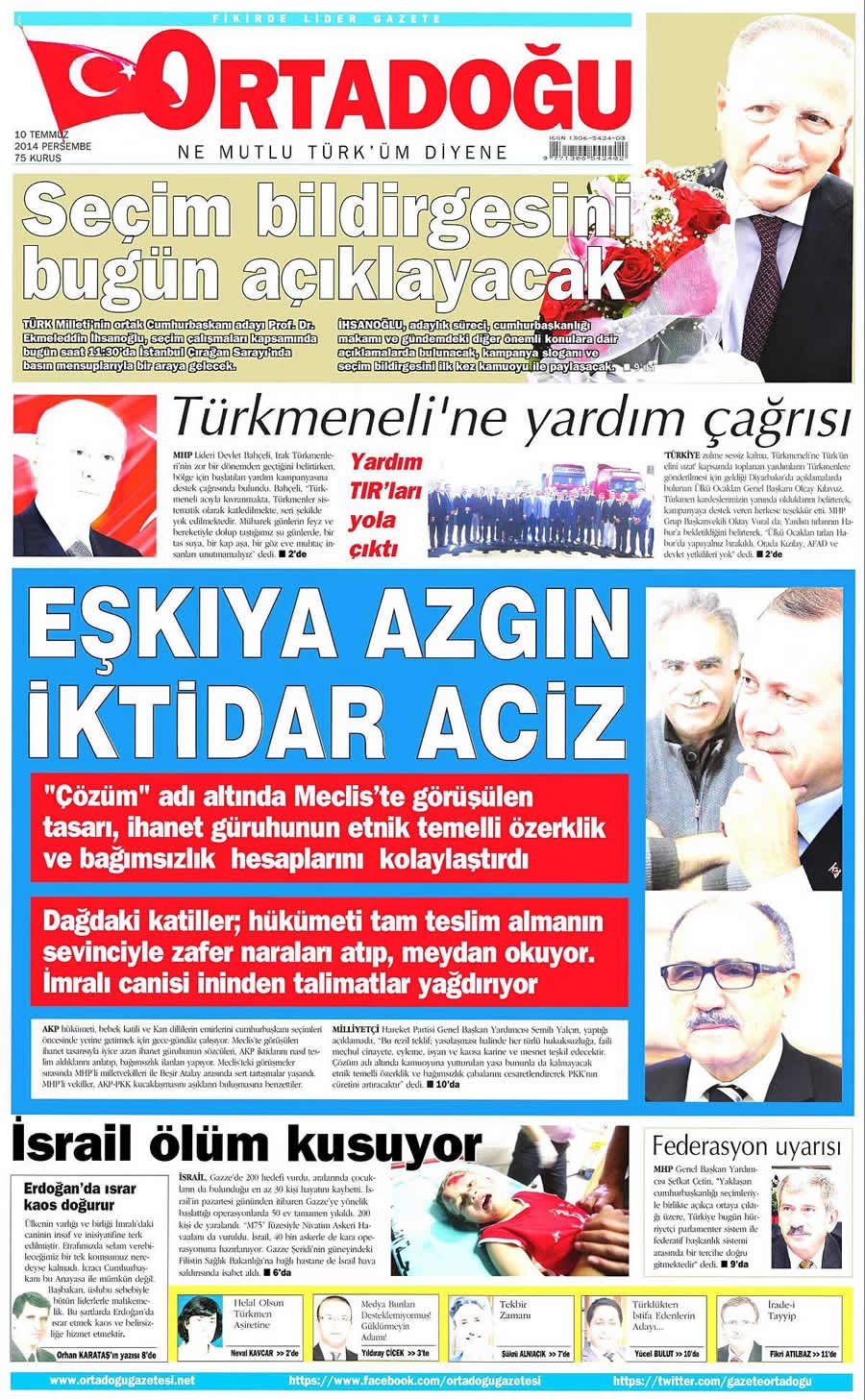 10 Temmuz Gazete Manşetleri galerisi resim 15