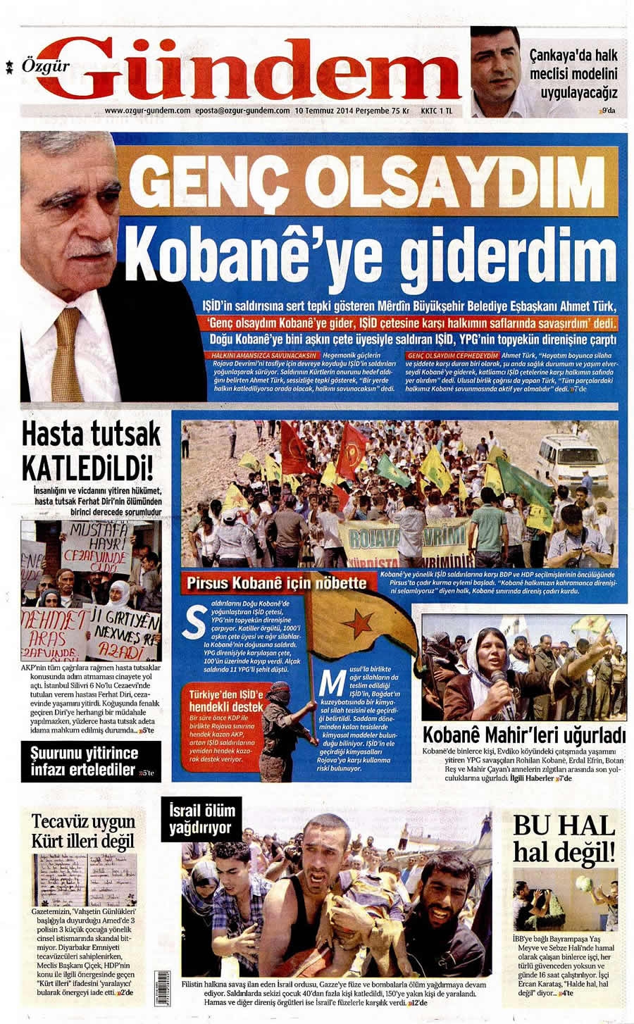 10 Temmuz Gazete Manşetleri galerisi resim 16