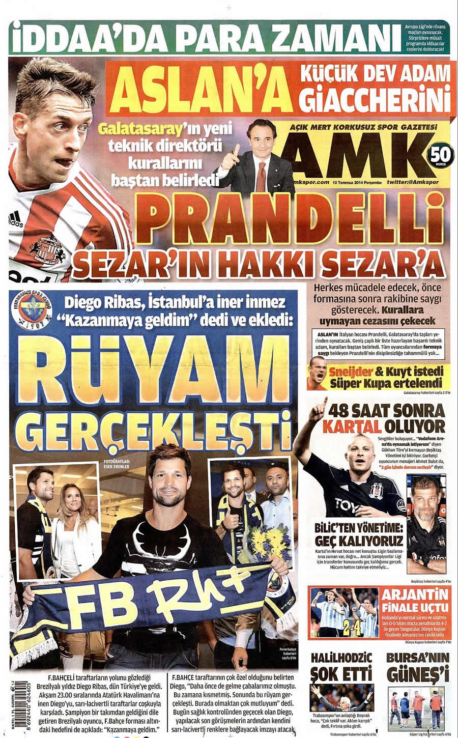 10 Temmuz Gazete Manşetleri galerisi resim 2