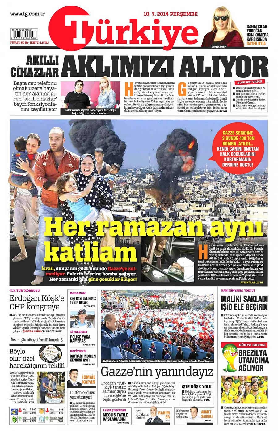 10 Temmuz Gazete Manşetleri galerisi resim 22