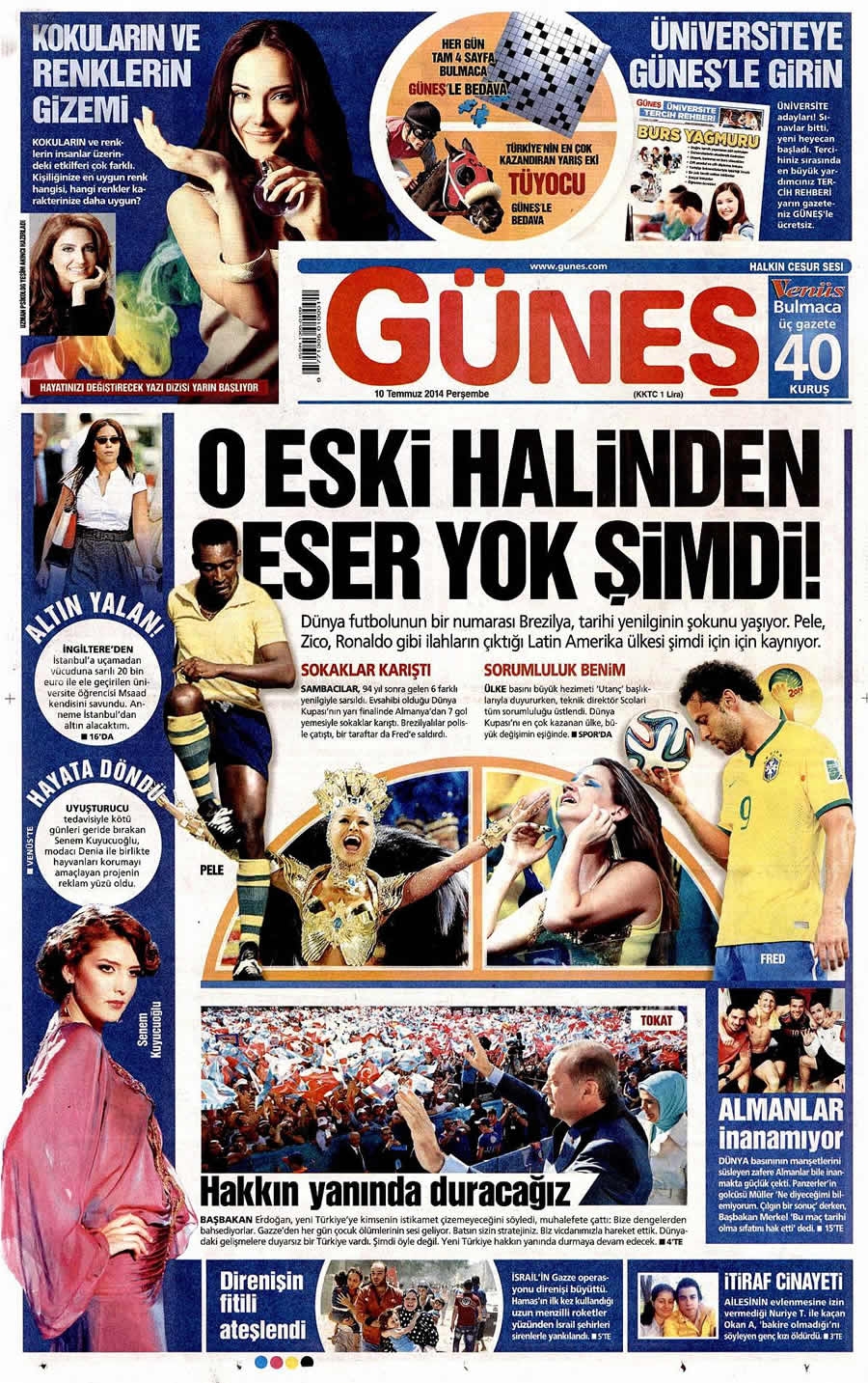 10 Temmuz Gazete Manşetleri galerisi resim 7