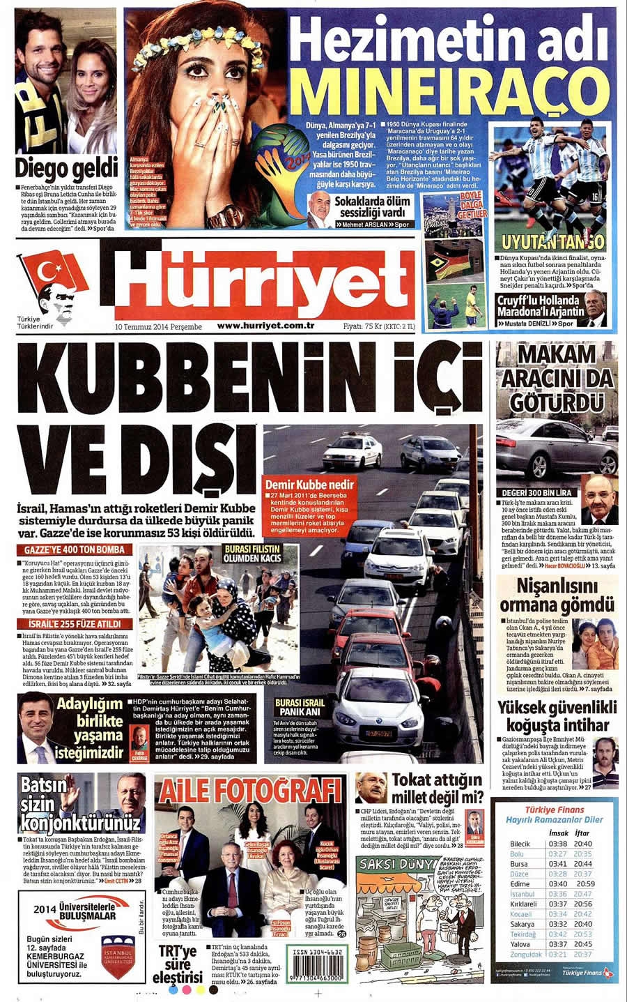 10 Temmuz Gazete Manşetleri galerisi resim 9