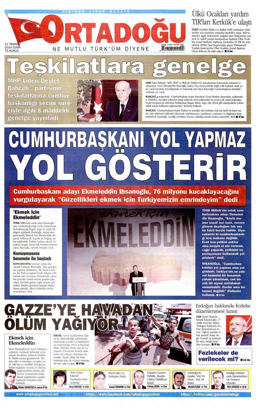 11 Temmuz Gazete Manşetleri galerisi resim 15