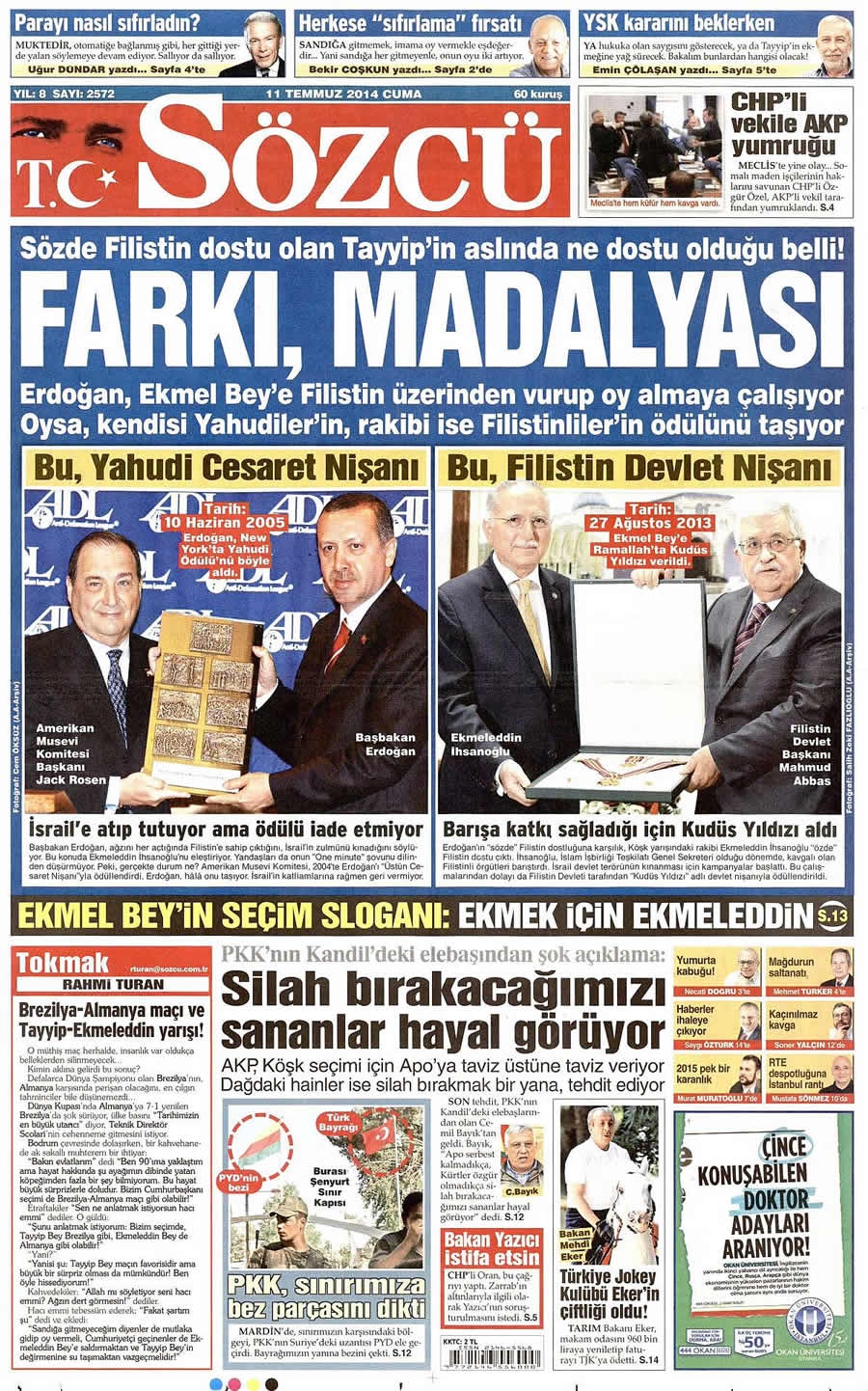 11 Temmuz Gazete Manşetleri galerisi resim 18