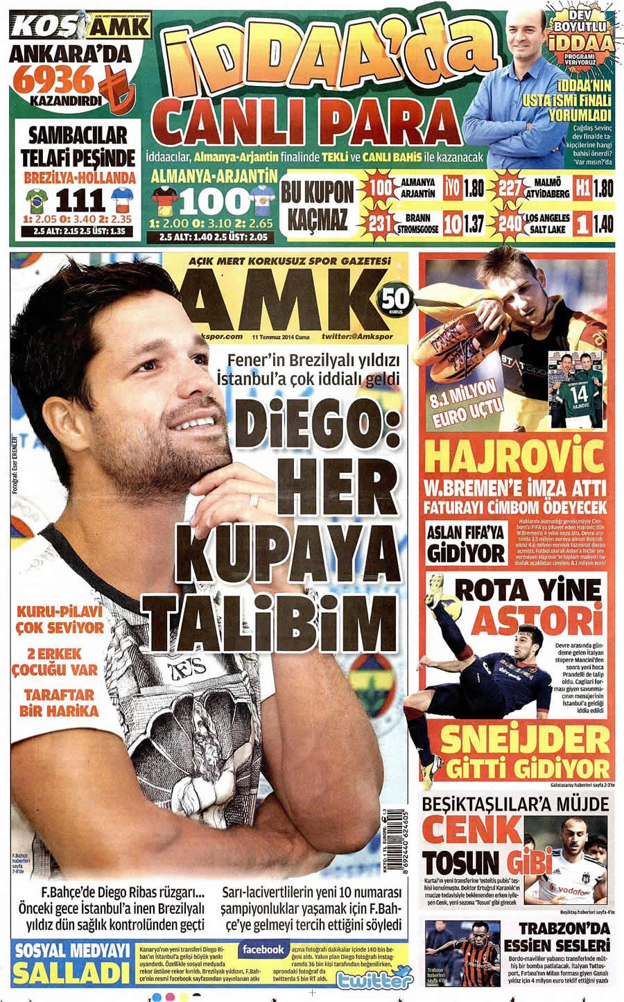 11 Temmuz Gazete Manşetleri galerisi resim 2