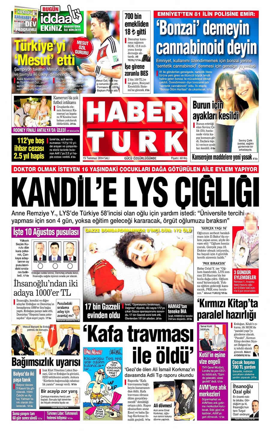 15 Temmuz Gazete Manşetleri galerisi resim 11