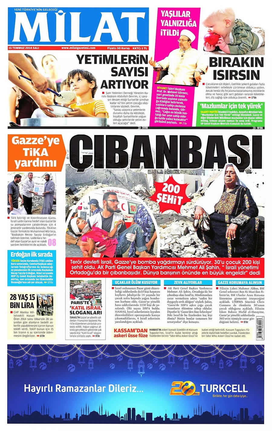 15 Temmuz Gazete Manşetleri galerisi resim 14