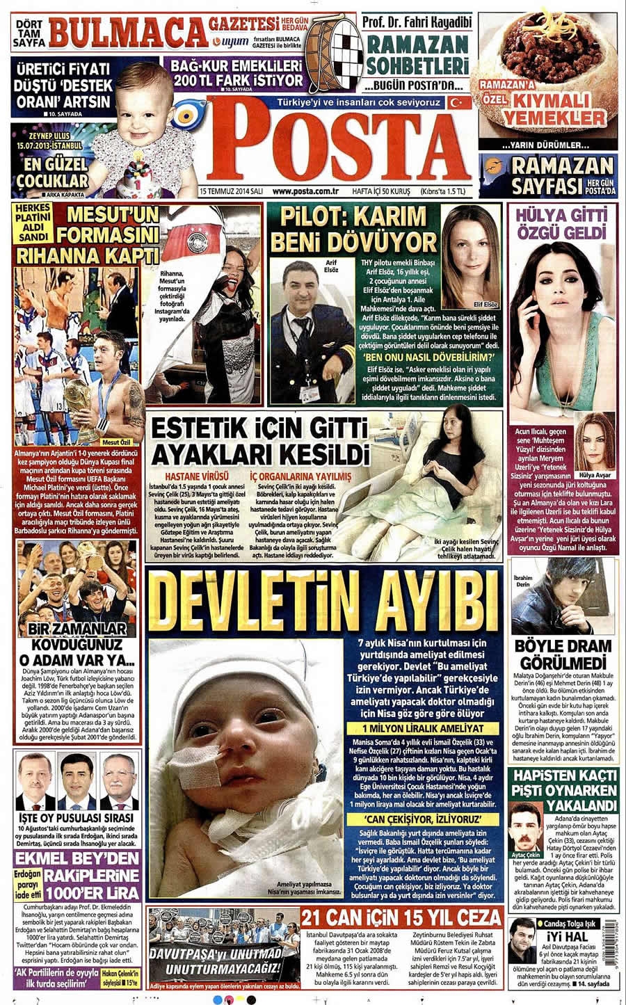 15 Temmuz Gazete Manşetleri galerisi resim 19