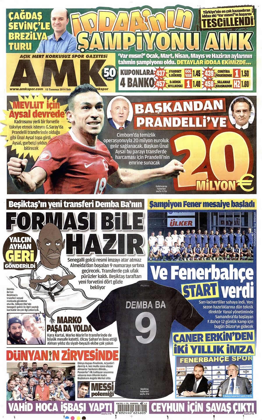 15 Temmuz Gazete Manşetleri galerisi resim 2