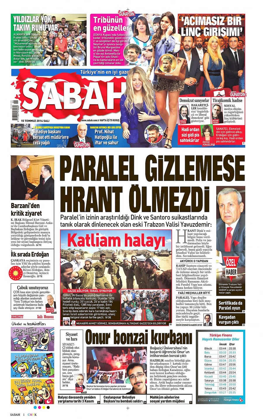 15 Temmuz Gazete Manşetleri galerisi resim 20