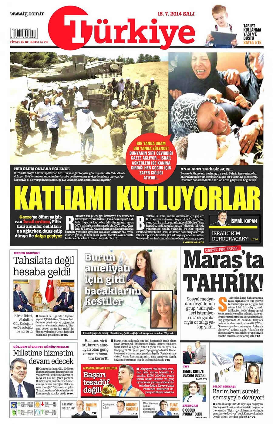 15 Temmuz Gazete Manşetleri galerisi resim 26
