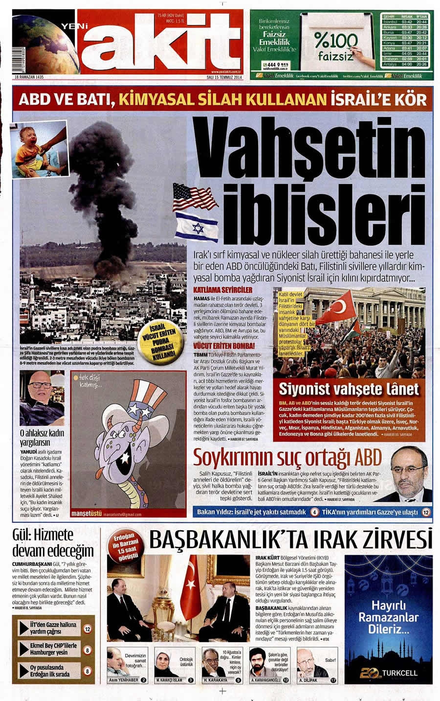 15 Temmuz Gazete Manşetleri galerisi resim 28