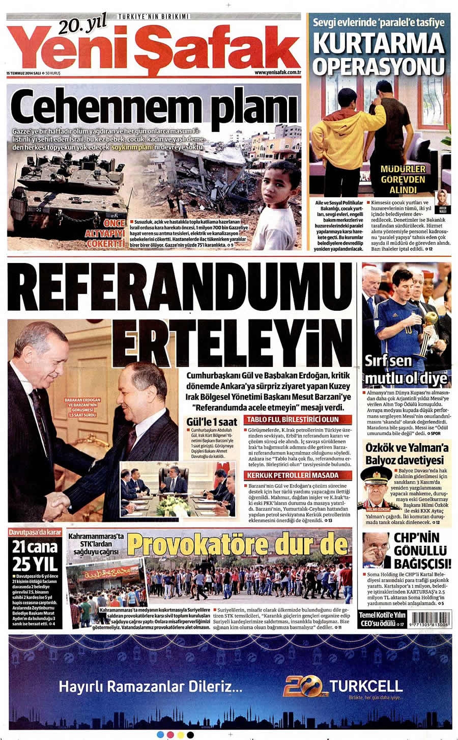 15 Temmuz Gazete Manşetleri galerisi resim 31