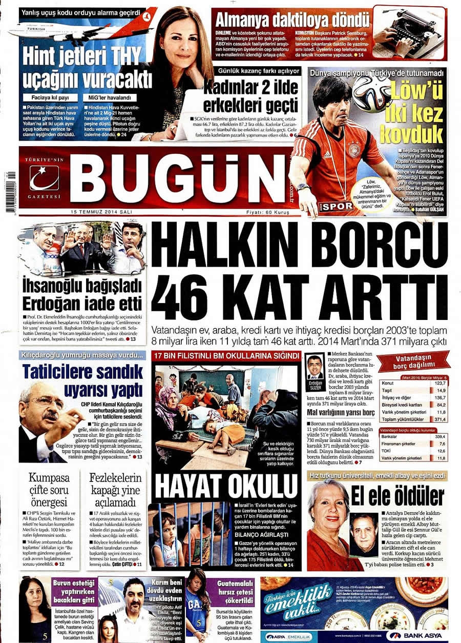 15 Temmuz Gazete Manşetleri galerisi resim 5