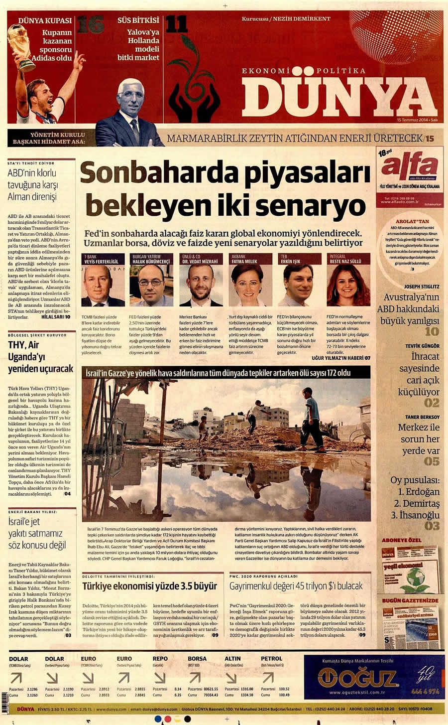 15 Temmuz Gazete Manşetleri galerisi resim 7
