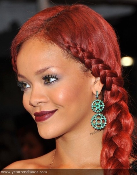 Rihanna ve saç modelleri galerisi resim 5