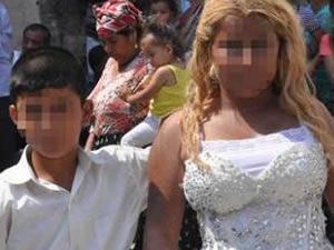 13'lük damat,16'lık gelin!