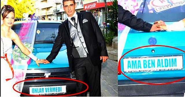 Gelin arabalarındaki ilginç yazılar galerisi resim 13