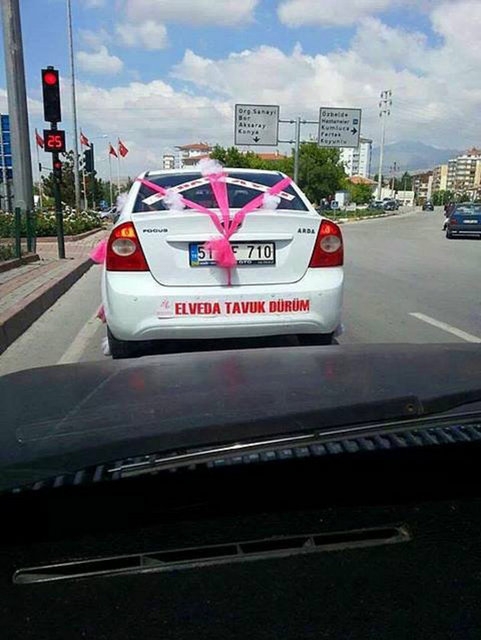 Gelin arabalarındaki ilginç yazılar galerisi resim 16