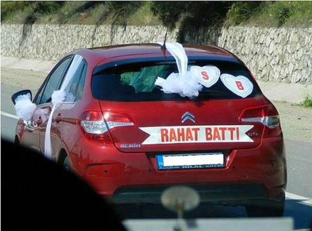 Gelin arabalarındaki ilginç yazılar galerisi resim 18