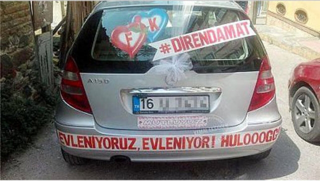 Gelin arabalarındaki ilginç yazılar galerisi resim 21