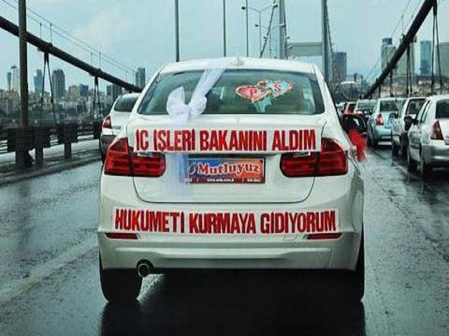 Gelin arabalarındaki ilginç yazılar galerisi resim 29