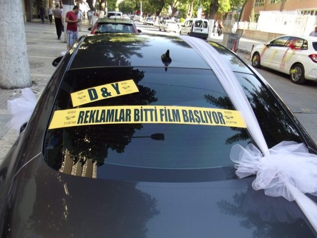 Gelin arabalarındaki ilginç yazılar galerisi resim 8