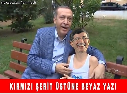 Davutoğlu'nun güldüren capsleri galerisi resim 11