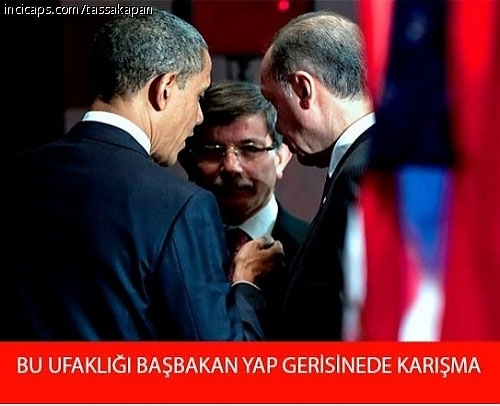 Davutoğlu'nun güldüren capsleri galerisi resim 19