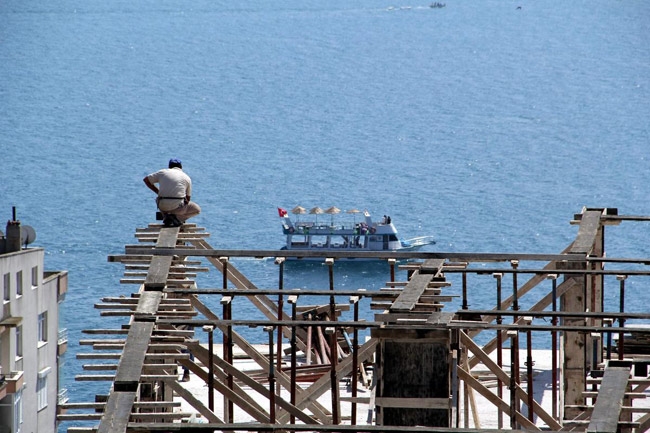 Sinop'ta ölüme meydan okuyan işçiler galerisi resim 2