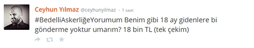 Twitter'da bedelli askerlik yorumları galerisi resim 5