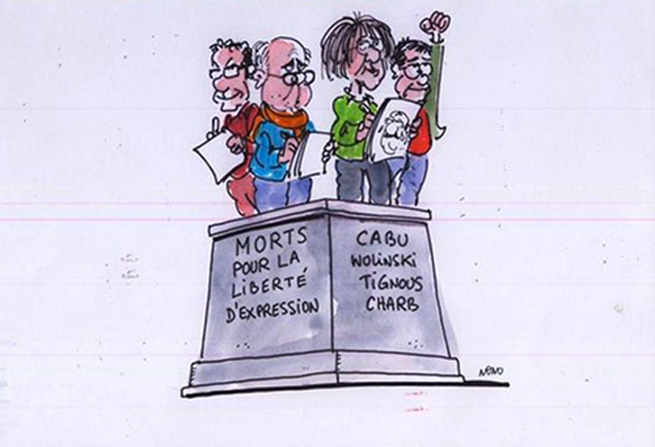 Dünyaca ünlü karikatüristler Charlie Hedbo için çizdi galerisi resim 17