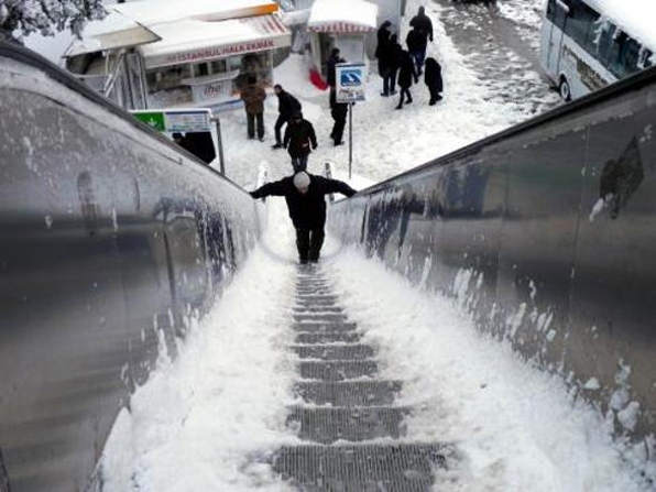 İstanbul'da kar çilesi galerisi resim 1