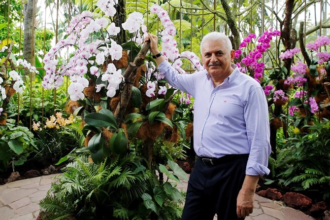Singapur'da Binali Yıldırım'a orkide sürprizi galerisi resim 18