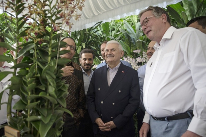Singapur'da Binali Yıldırım'a orkide sürprizi galerisi resim 24