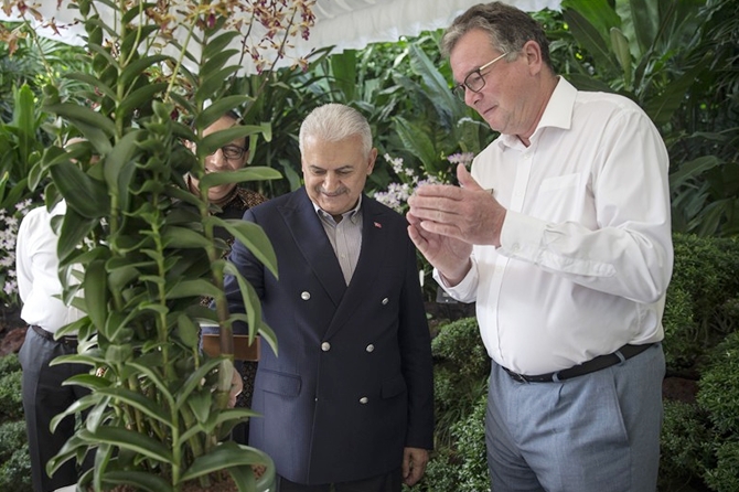 Singapur'da Binali Yıldırım'a orkide sürprizi galerisi resim 26