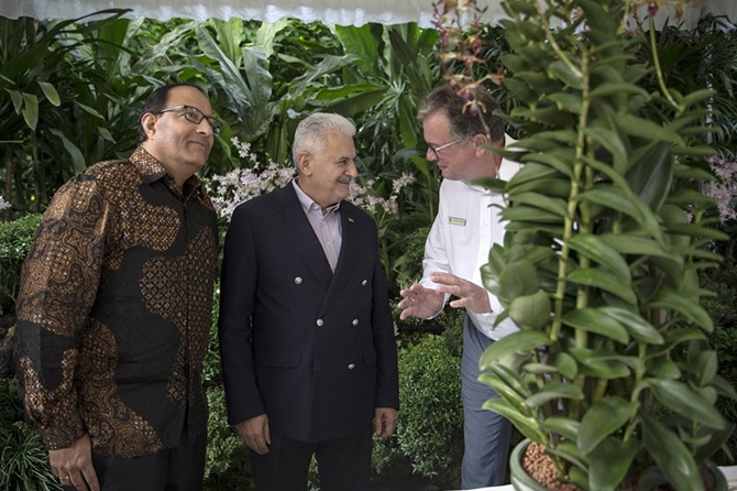 Singapur'da Binali Yıldırım'a orkide sürprizi galerisi resim 27