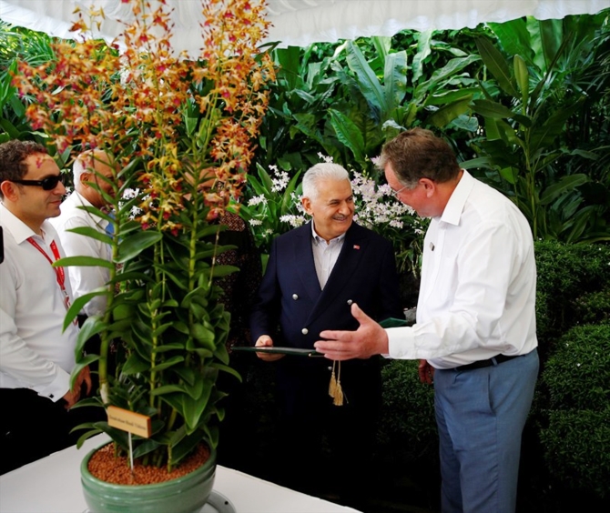 Singapur'da Binali Yıldırım'a orkide sürprizi galerisi resim 4