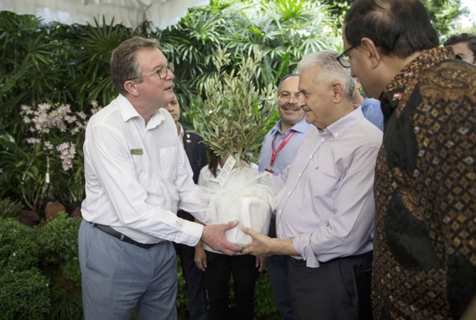 Singapur'da Binali Yıldırım'a orkide sürprizi galerisi resim 5