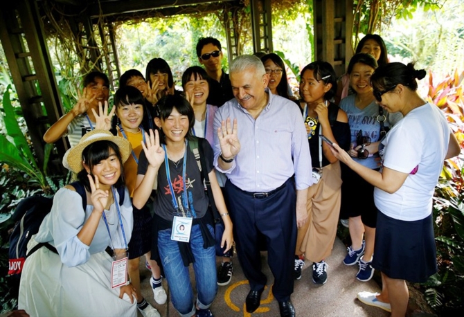 Singapur'da Binali Yıldırım'a orkide sürprizi galerisi resim 6