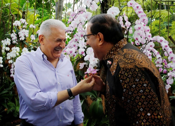 Singapur'da Binali Yıldırım'a orkide sürprizi galerisi resim 7