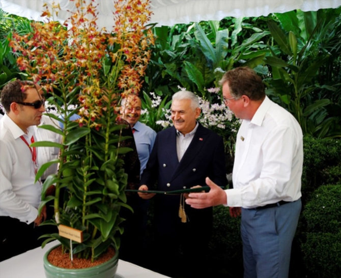 Singapur'da Binali Yıldırım'a orkide sürprizi galerisi resim 8