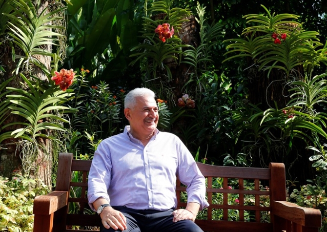 Singapur'da Binali Yıldırım'a orkide sürprizi galerisi resim 9