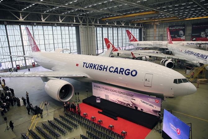 THY'nin 'Boeing 777' kargo uçağının teslim töreni galerisi resim 1